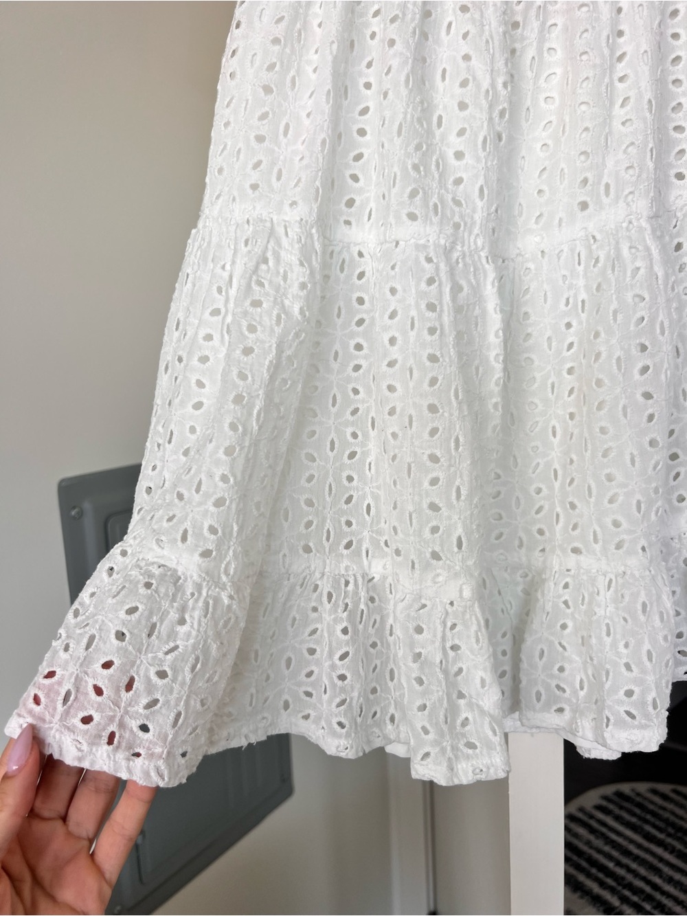 C'Isa White Cotton Poplin Strapless Mini Dress- XS/S- 100% Cotton - Picture 2 of 8